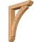 Ekena Millwork Thorton Slat Smooth Bracket w/ Offset Brace, Western Red Cedar, 5 1/2"W x 26"D x 34"H BKT0604X26X34THR06SWR - alternate 1